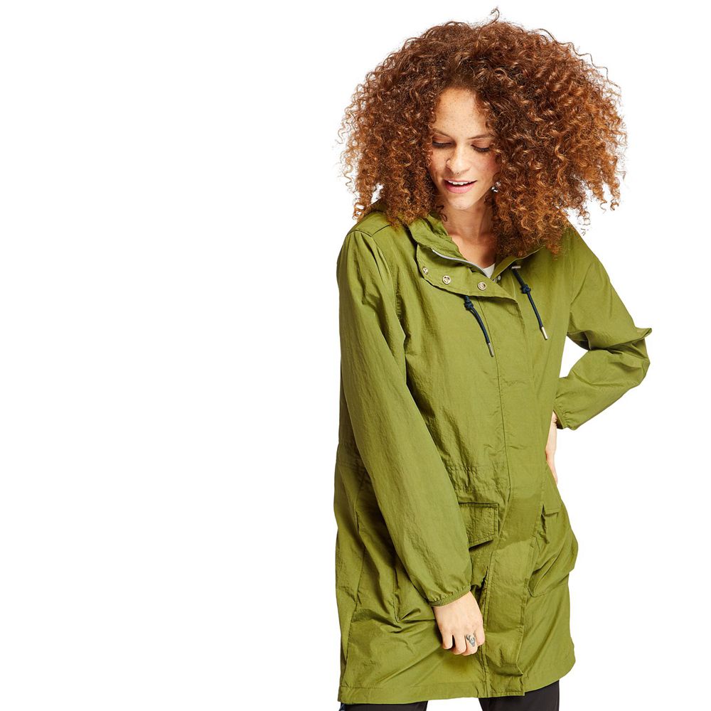 Timberland Womens Parka Lightweight Parka - Olive - India IG5093821